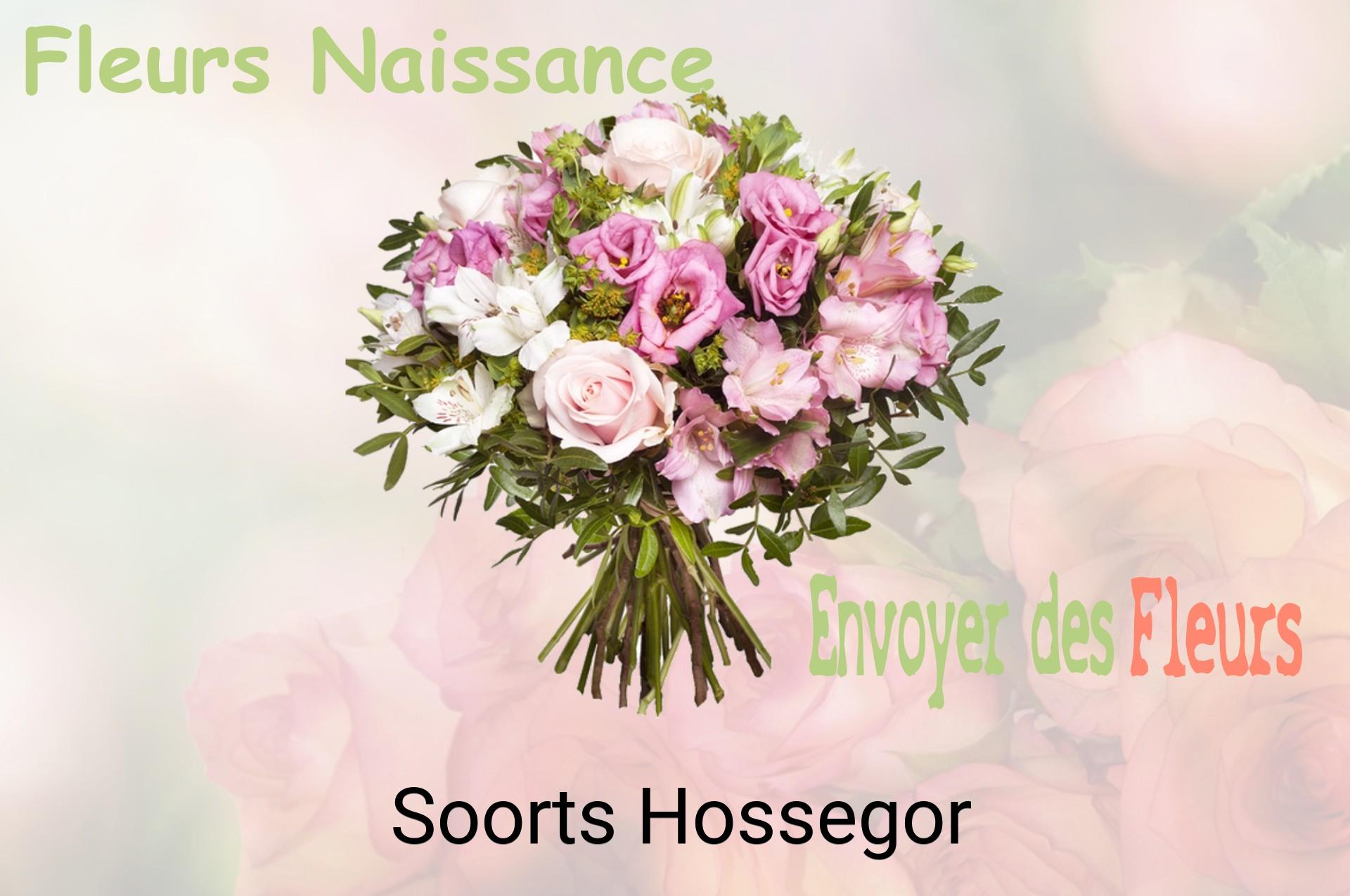 Bouquet de fleurs de naissance livré à Soorts-Hossegor